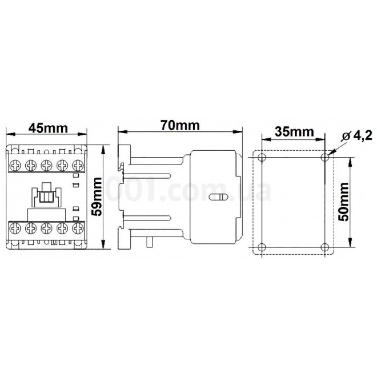 Контактор CUBICO Classic 3Р 5,5kW 12A 1НО+1НЗ 230V AC, SCHRACK TECHNIK 98_98.jpg - фото 4