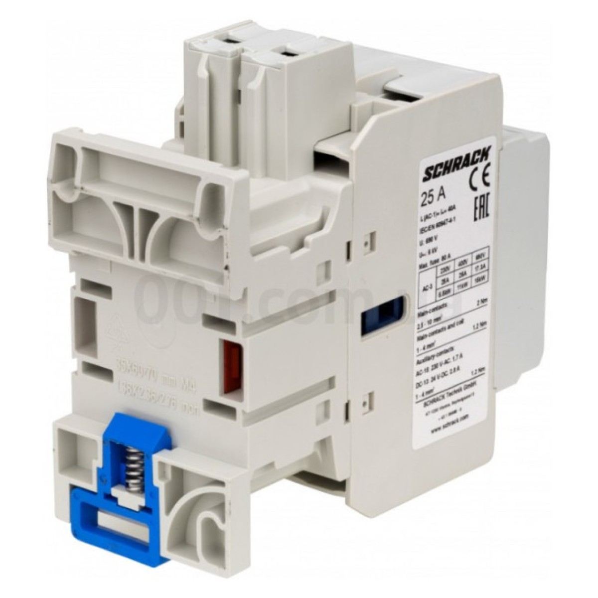 Контактор CUBICO Classic 3Р 11kW 25A 1НО+1НЗ 230V AC, SCHRACK TECHNIK 98_98.jpg - фото 7