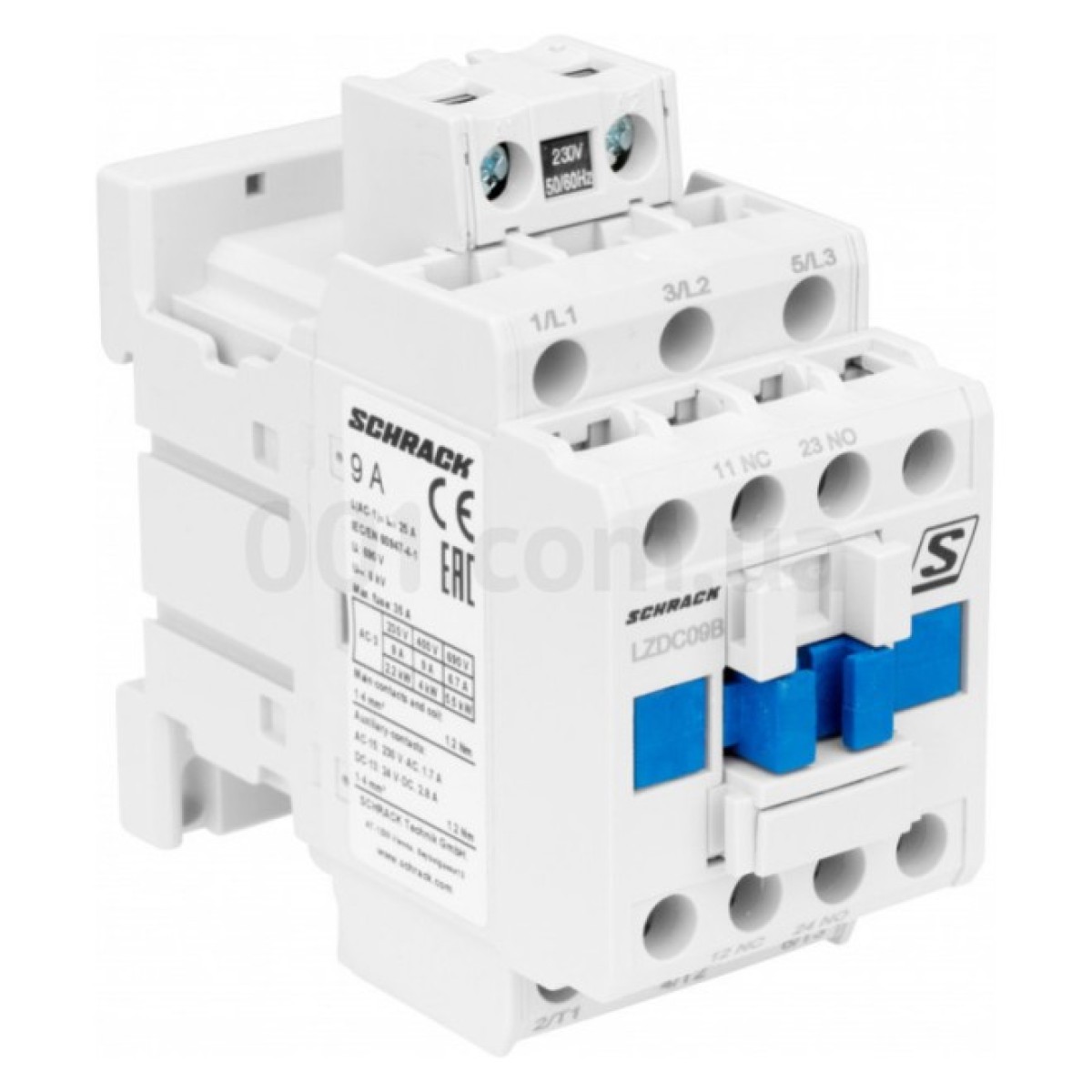 Контактор CUBICO Classic 3Р 4kW 9А 1НО+1НЗ 230В AC, SCHRACK TECHNIK 256_256.jpg