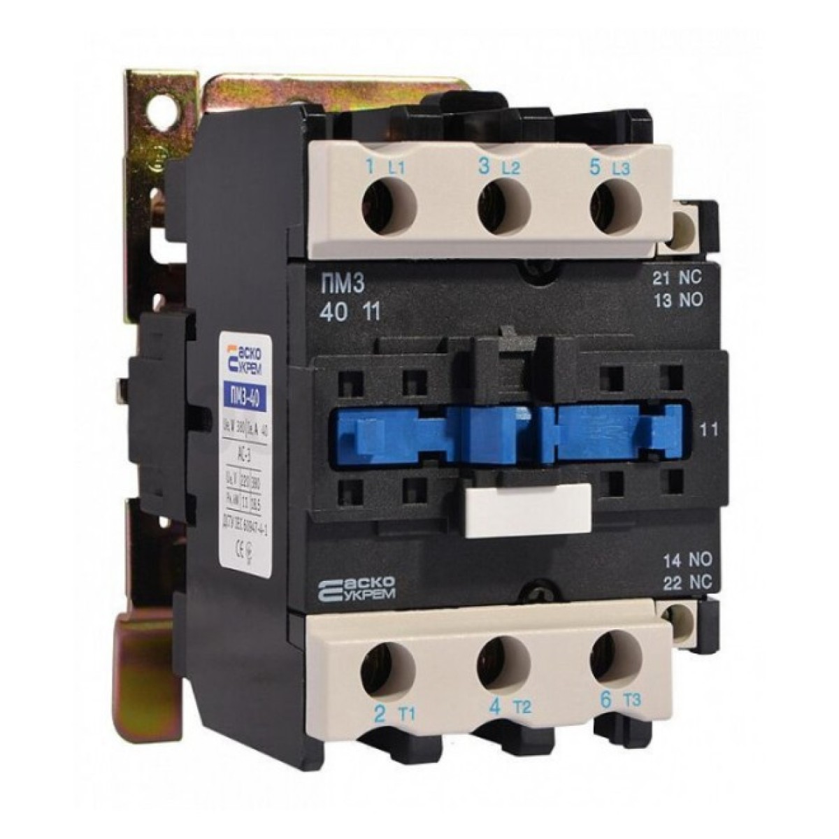 Контактор ПМ 3-40 (LC1-D4011) 40А 42В/AC 1НО+1НЗ, АСКО-УКРЕМ 256_256.jpg