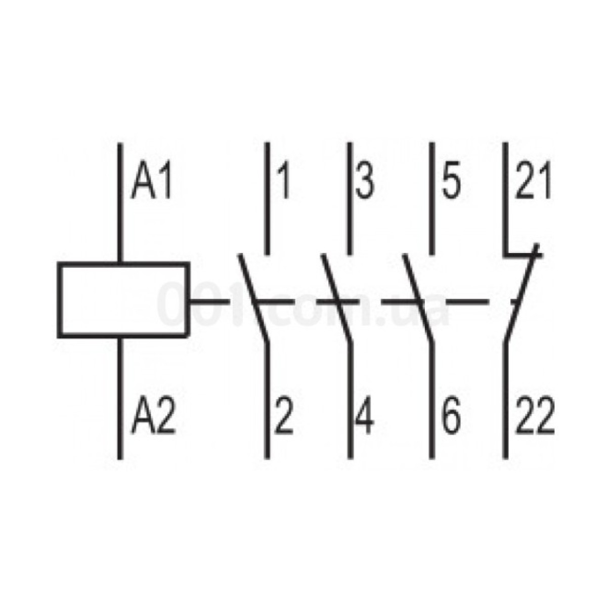 Контактор CES 6.01 230V/AC 6A 2,2kW AC3, ETI 98_98.jpg - фото 2