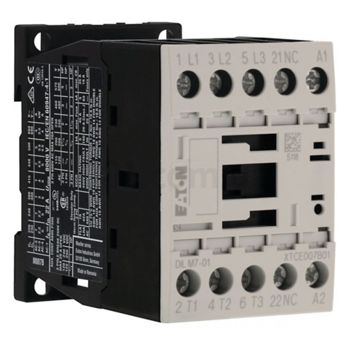 Контактор DILM7-01 (230V50HZ, 240V60HZ) 7А 230В/AC 1НЗ, Eaton 256_256.jpg
