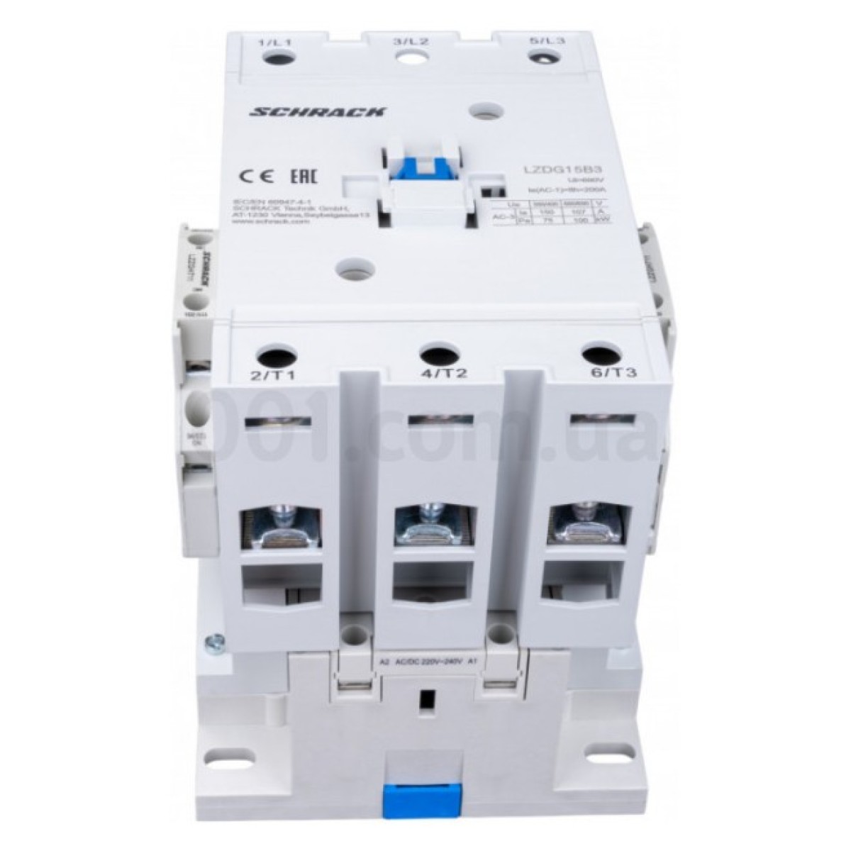 Контактор CUBICO Grand 3Р 75kW 150A 1НЗ+1НО 230V AC, SCHRACK TECHNIK 98_98.jpg - фото 6