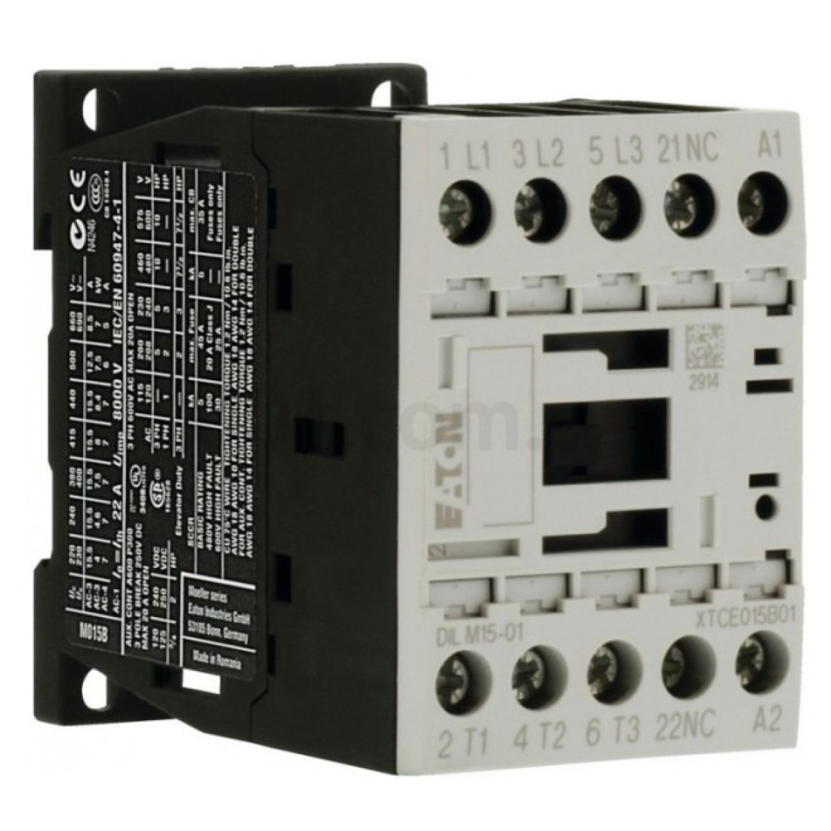 Контактор DILM15-01 (230V50HZ, 240V60HZ) 15А 230В/AC 1НЗ, Eaton 256_256.jpg