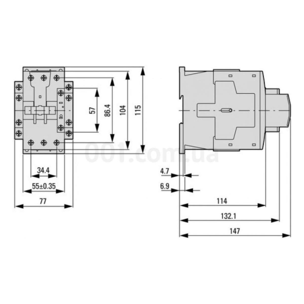 Контактор DILM65 (230V50HZ, 240V60HZ) 65А 230В/AC, Eaton 98_98.jpg - фото 9