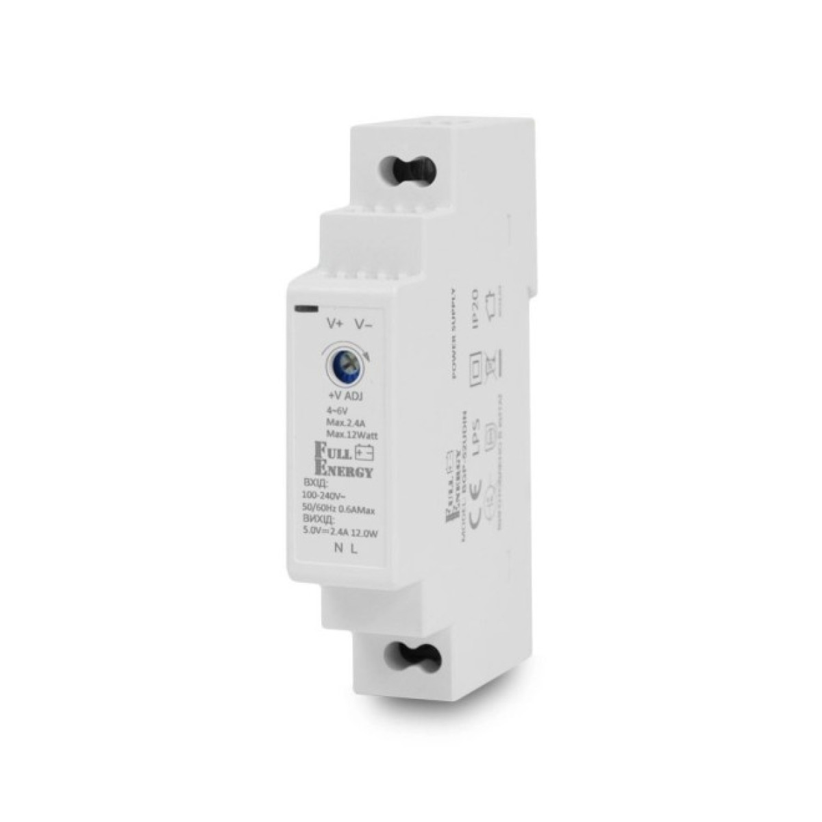 Блок живлення Full Energy BGP-52UDIN 5 В / 2.4 А для кріплення на DIN рейку 256_256.jpg