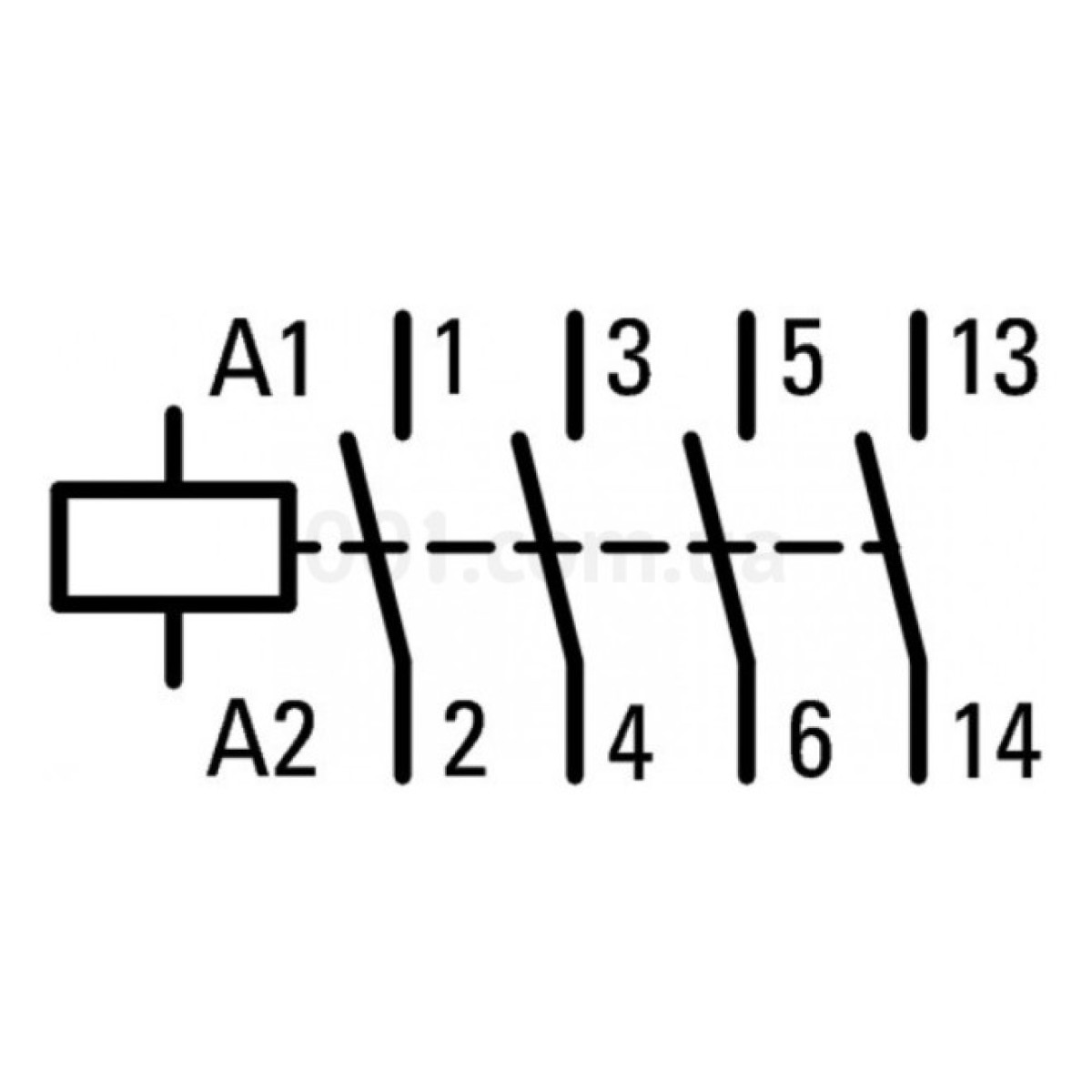 Контактор DILM12-10 (24VDC) 9А 24В/DC 1НО, Eaton 98_98.jpg - фото 10