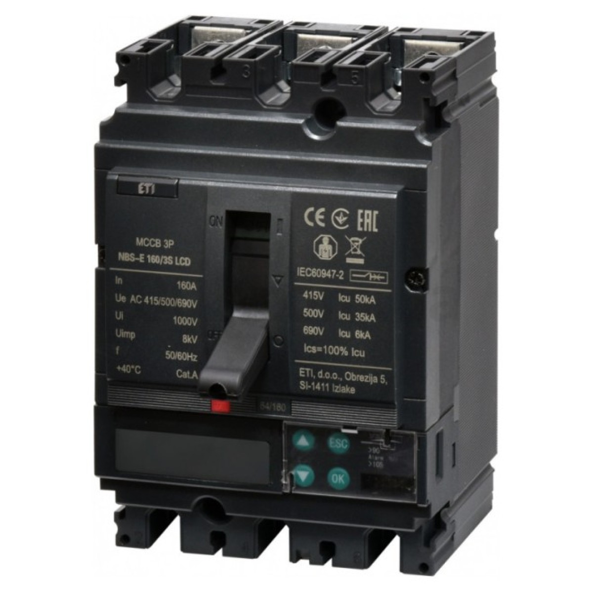 Автоматичний вимикач NBS-E 160/3S LCD 3P 160A 50кА, ETI 256_256.jpg