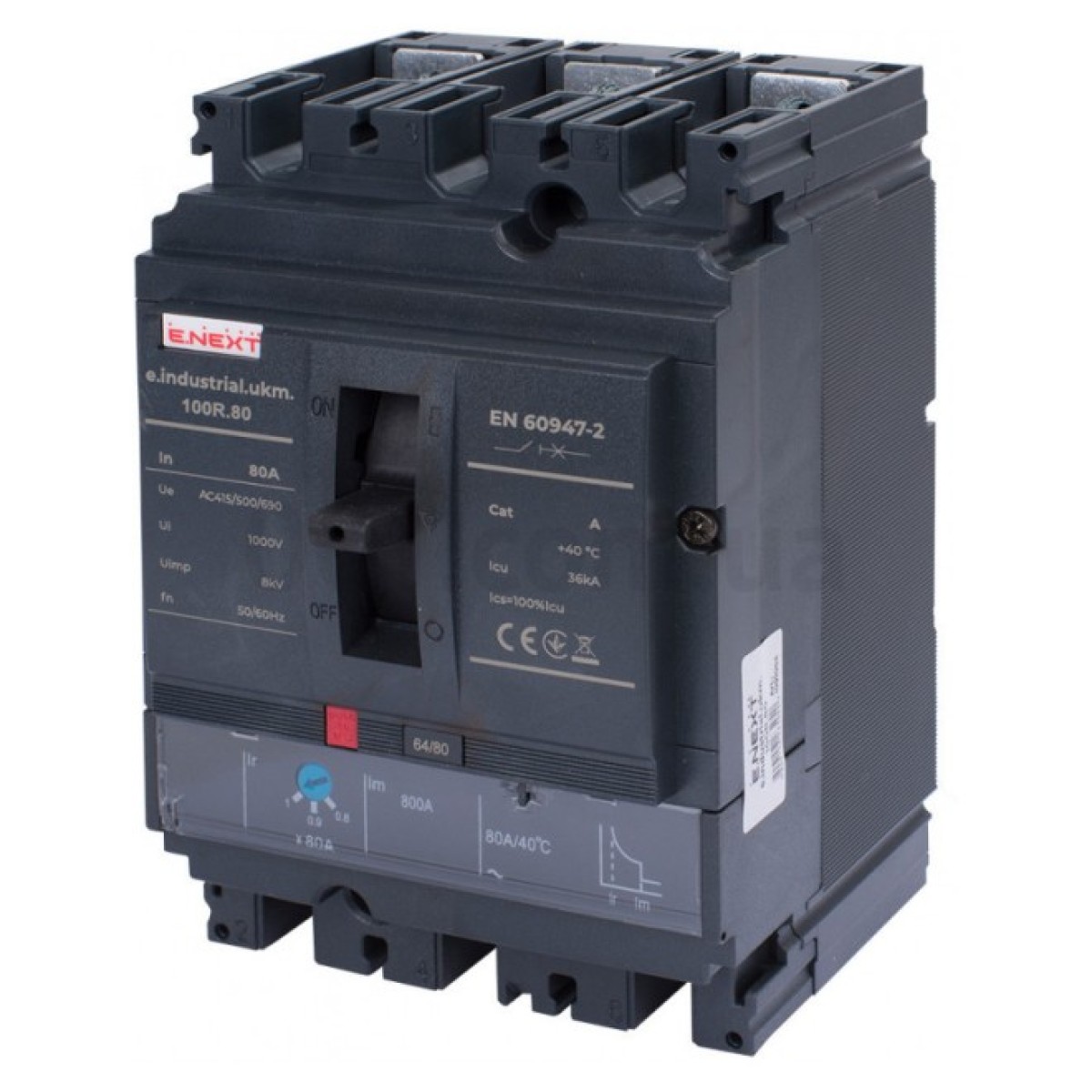 Шафовий автоматичний вимикач e.industrial.ukm.100R.80 з регулюванням 3P 80А, E.NEXT 256_256.jpg
