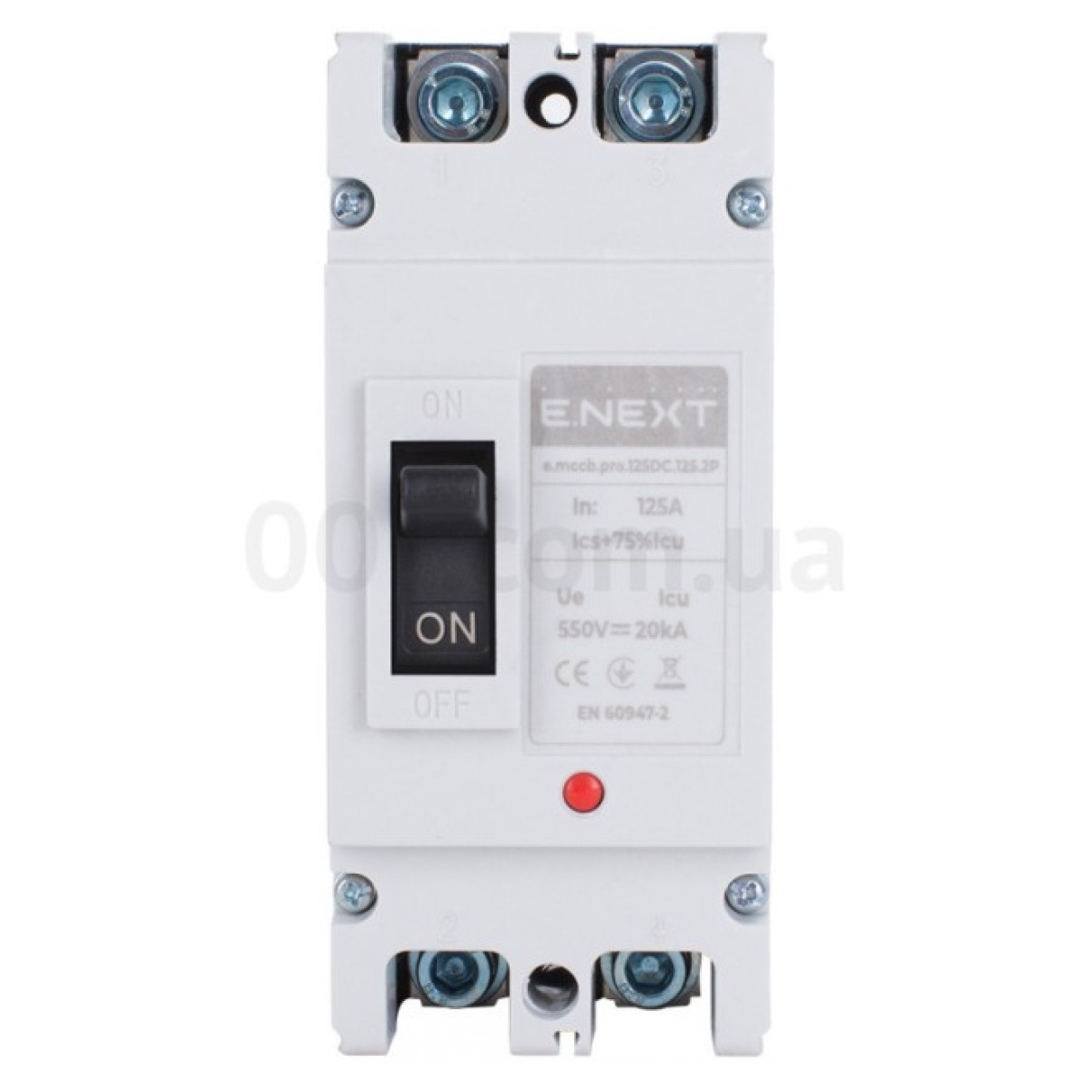 Шафовий автоматичний вимикач e.mccb.pro.125DC.125.2P на постійний струм 2P 125А, E.NEXT 98_98.jpg - фото 7
