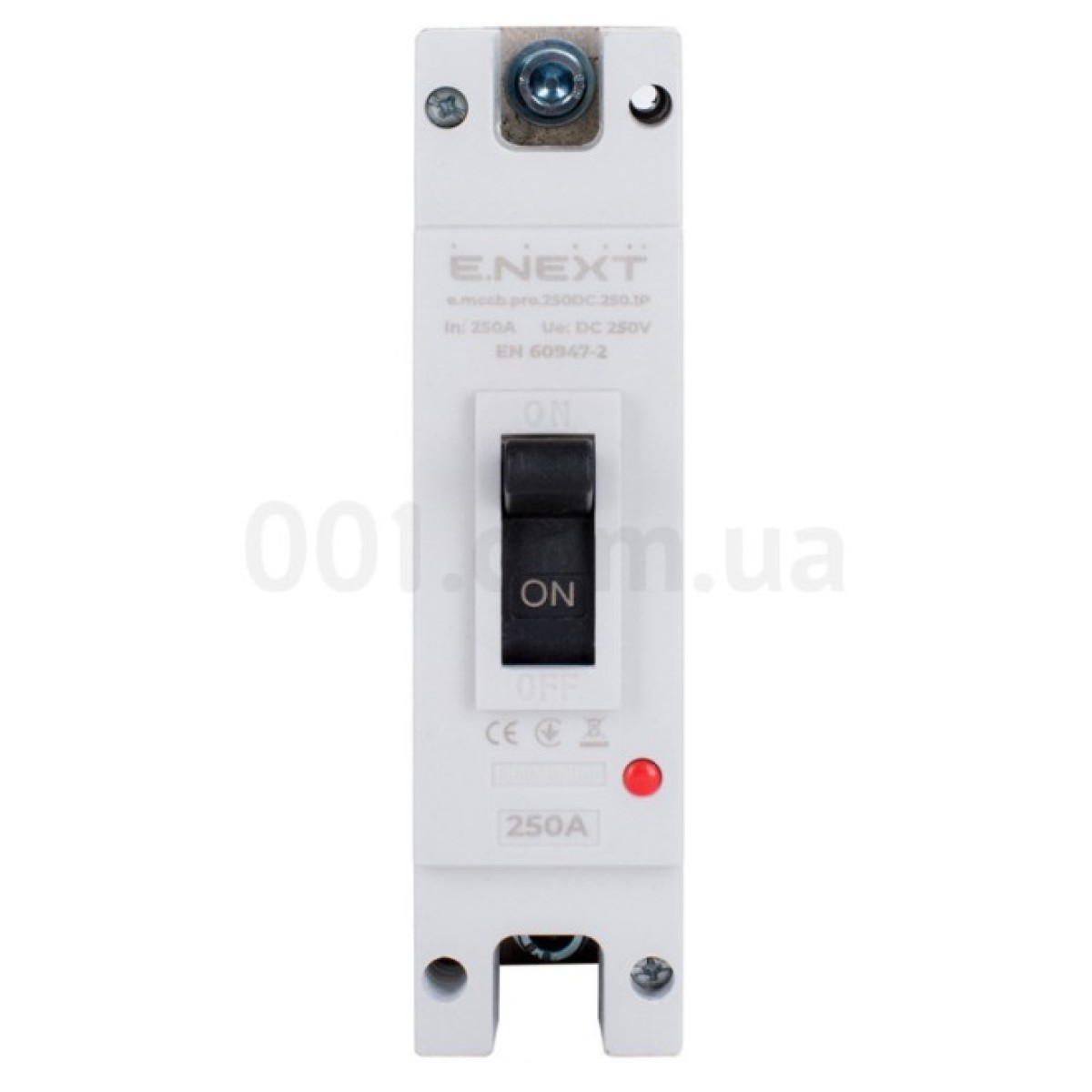 Шафовий автоматичний вимикач e.mccb.pro.250DC.250.1P на постійний струм 1P 250А, E.NEXT 98_98.jpg - фото 7