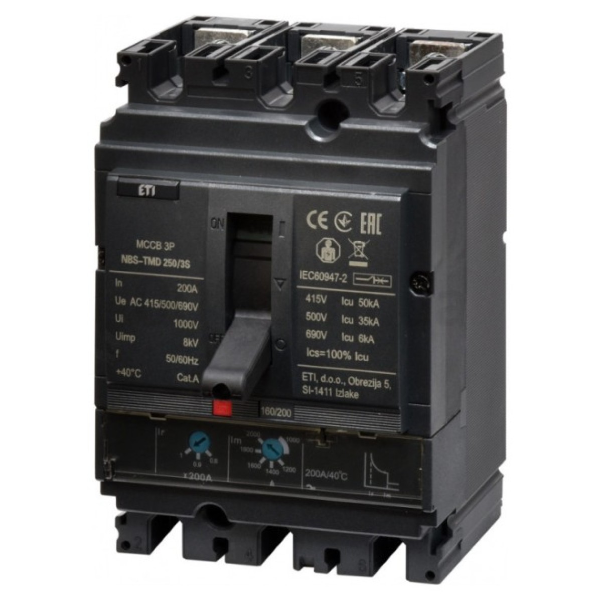 Автоматический выключатель NBS-TMD 250/3S 3P 200A 50кА, ETI 256_256.jpg
