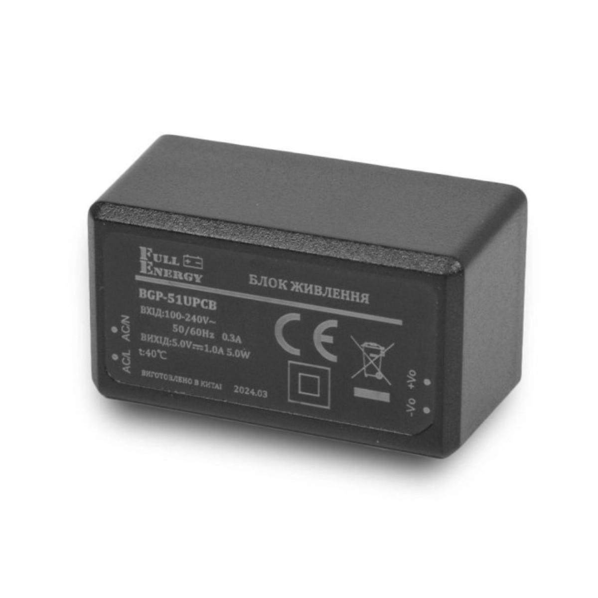 Блок живлення Full Energy BGP-51UPCB 5 В / 1 А на друковану плату 256_256.jpg