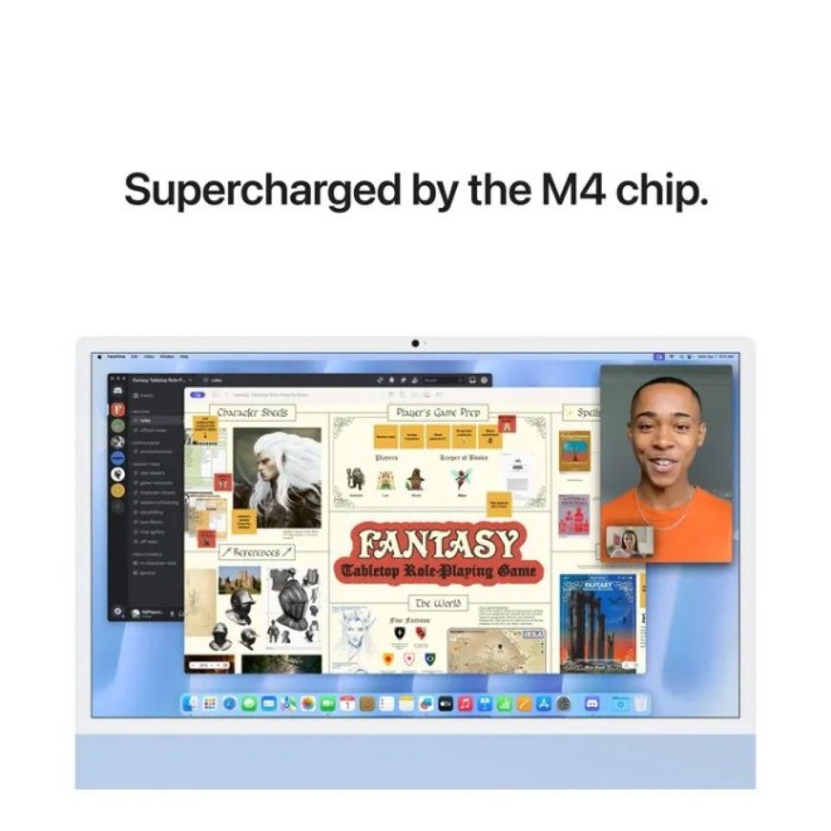 Комп'ютер Apple 24" iMac Retina 4.5K / Apple M4 (10-c/CPU, 10-c/GPU), 16, 512, Blue (MWV33UA/A) 98_98.jpg - фото 5