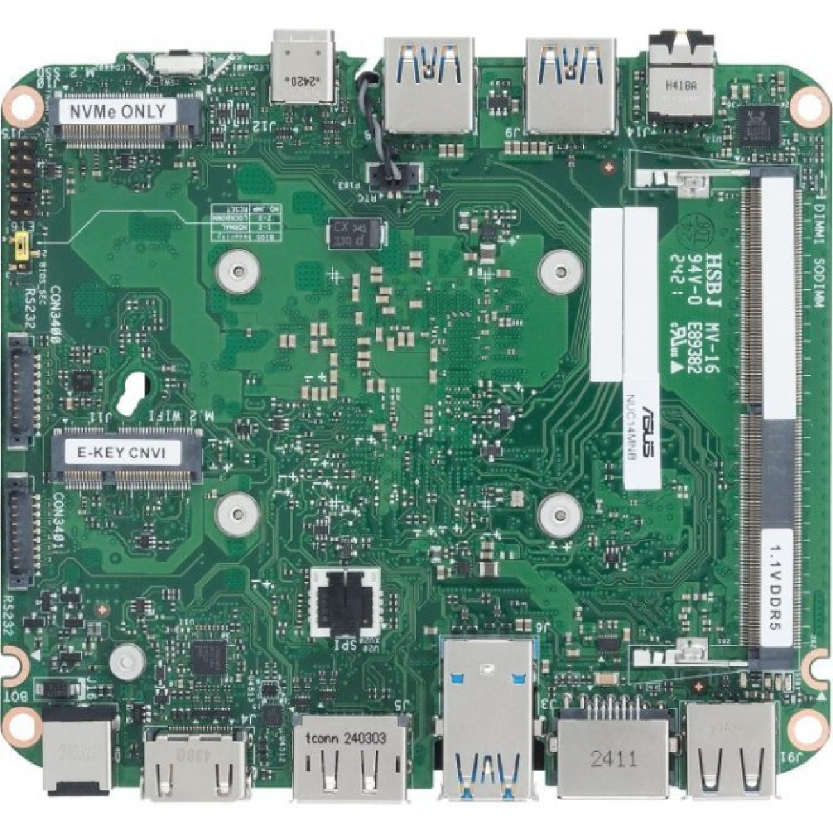 Компьютер ASUS NUC 14 Essential RNUC14MNK3500002 Slim Kit(L6) / N355, M.2 22x80 NVMe and SATA SSD (90AR00M2-M00090) 98_98.jpg - фото 4
