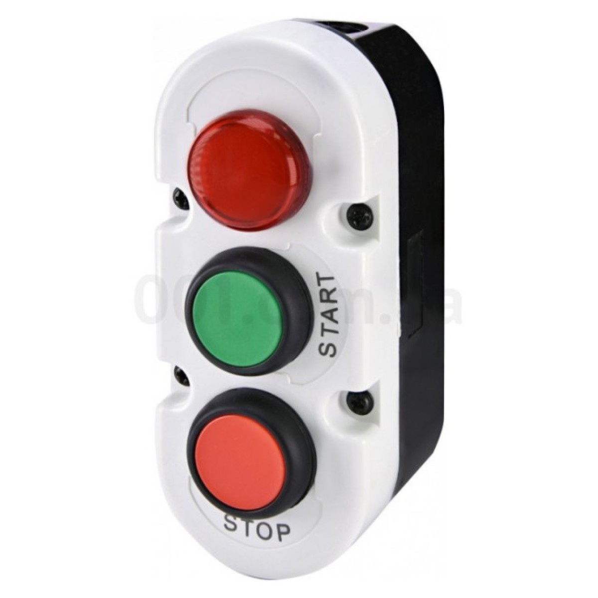 Пост кнопочный 3-модульный "START/STOP" с лампой LED 240V/AC ESE3-V8, ETI 256_256.jpg