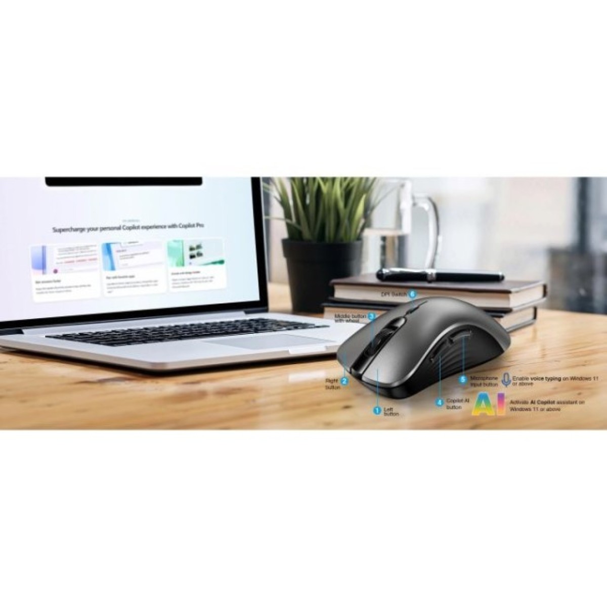 Мышка Genius Ergo 8100S AI Silent Wireless Grey (31030040404) 98_98.jpg - фото 2