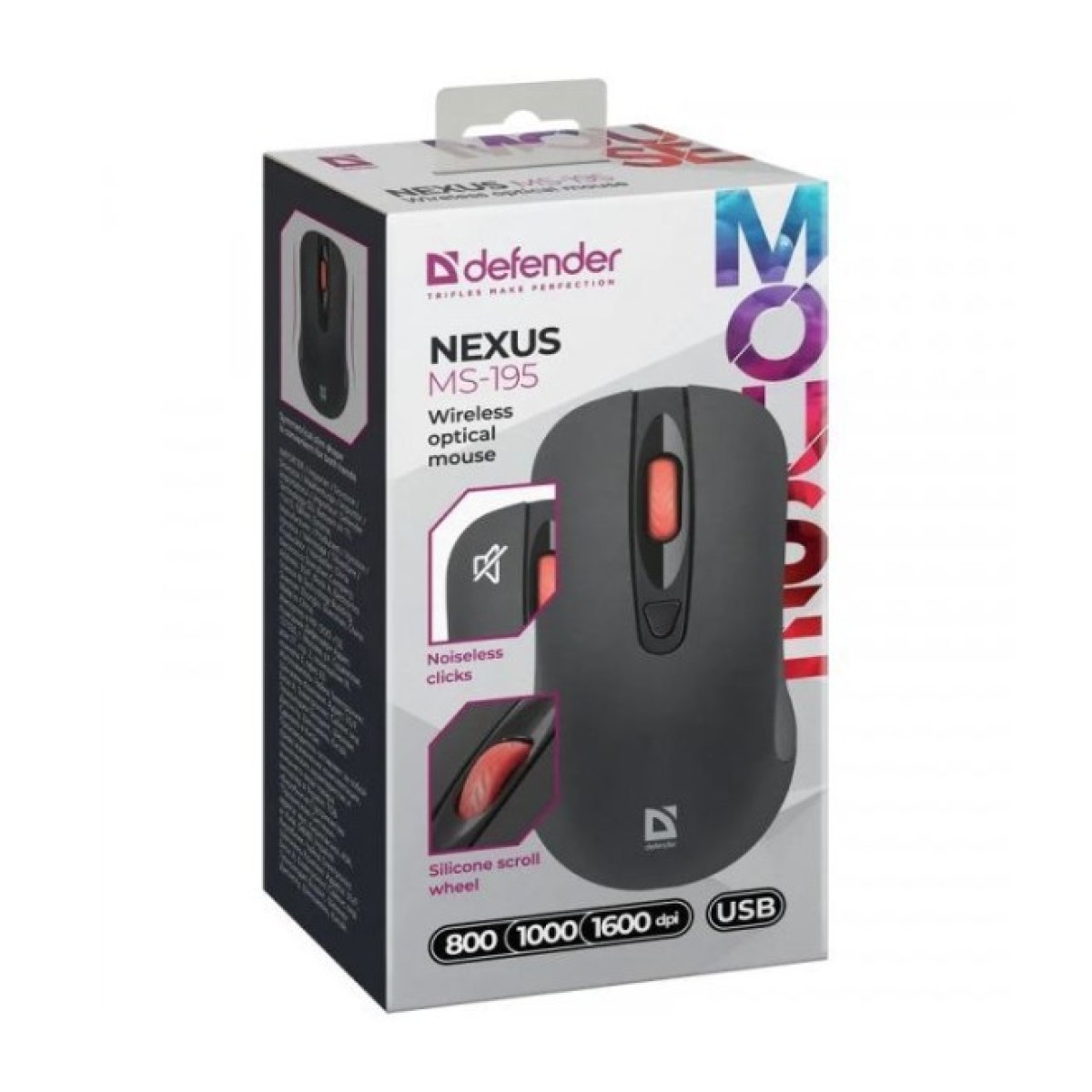 Мишка Defender Nexus MS195 Wireless Black (52195) 98_98.jpg - фото 3
