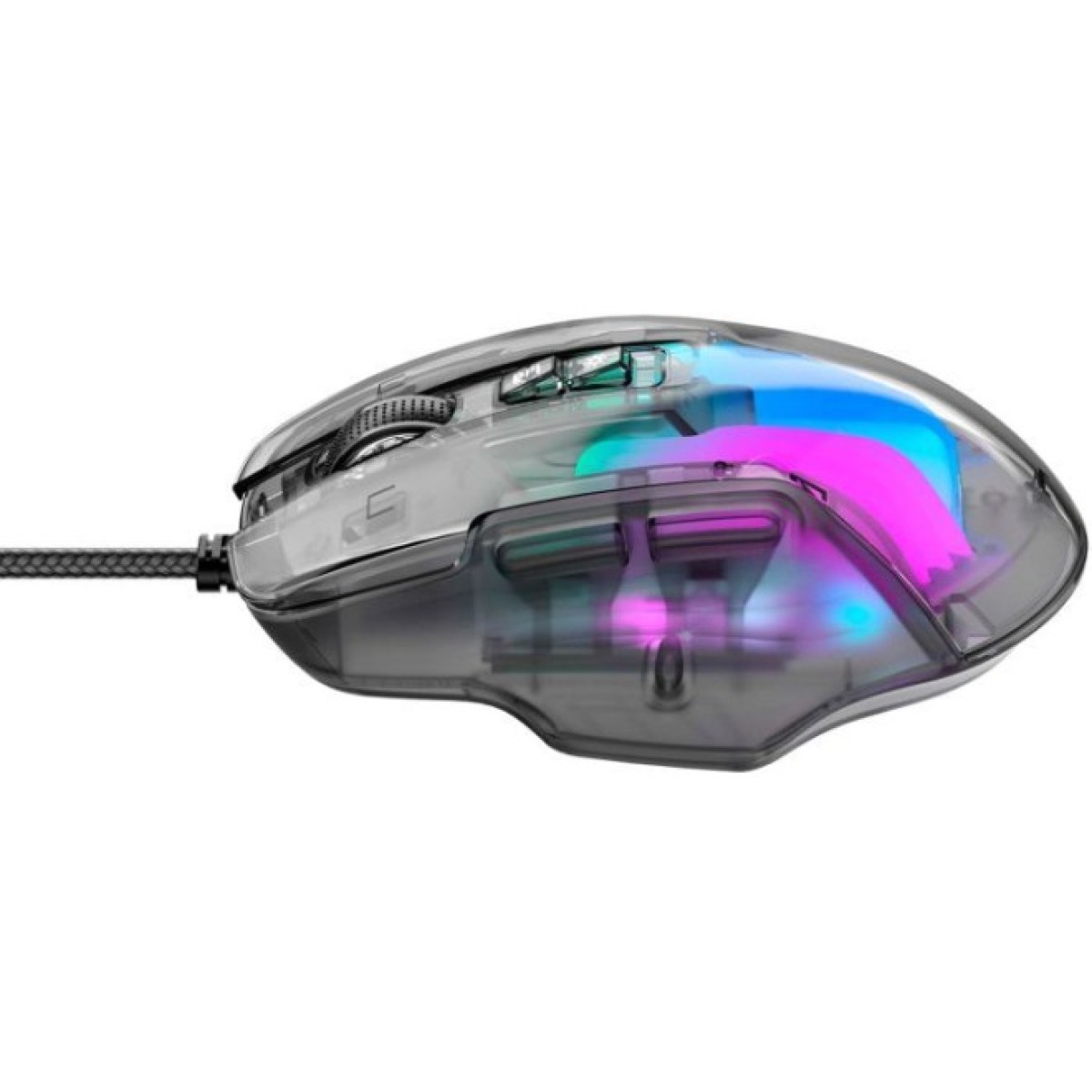 Мишка Havit HV-MS1011SE USB Transparent Black (6950676270280) 98_98.jpg - фото 2