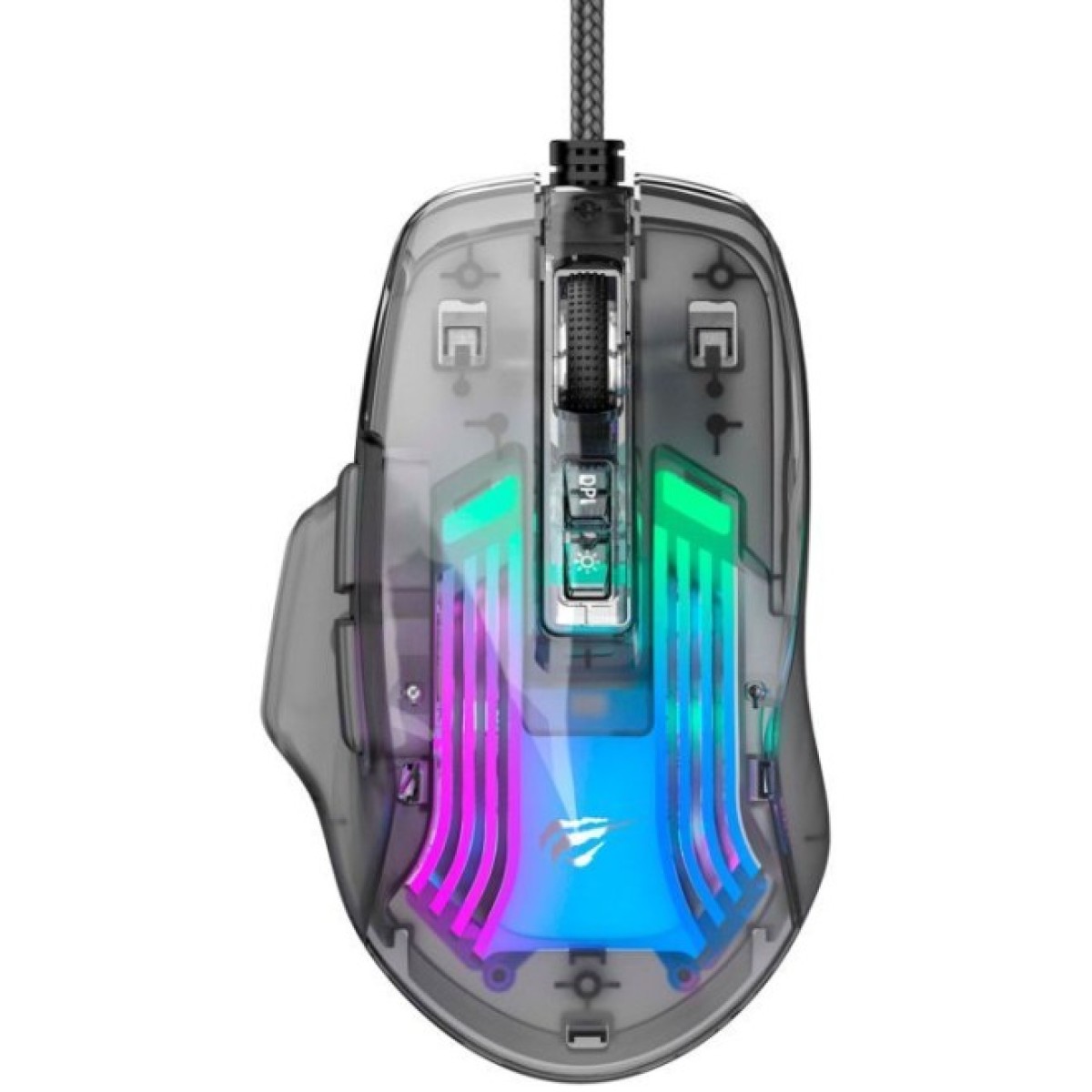 Мишка Havit HV-MS1011SE USB Transparent Black (6950676270280) 256_256.jpg