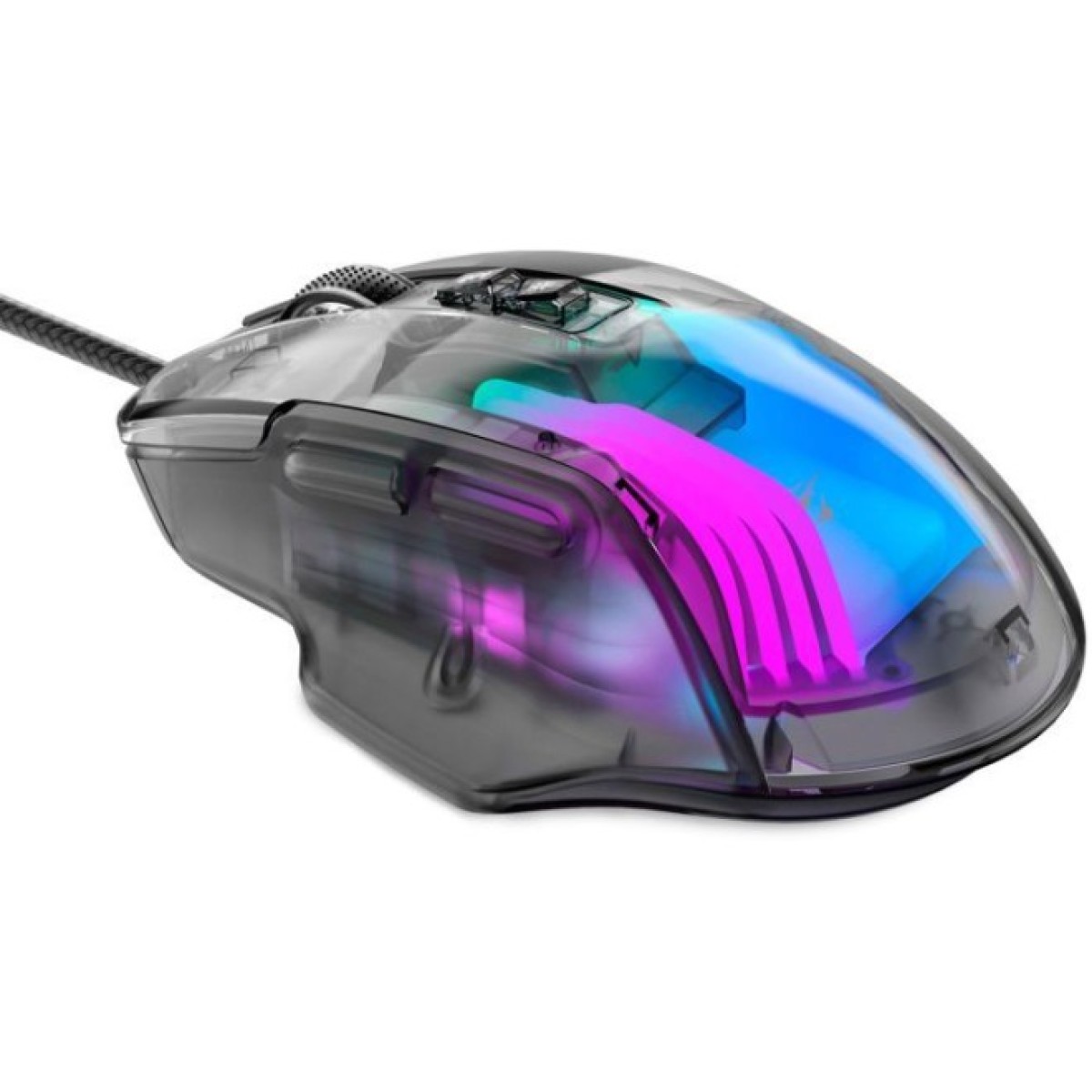 Мишка Havit HV-MS1011SE USB Transparent Black (6950676270280) 98_98.jpg - фото 5