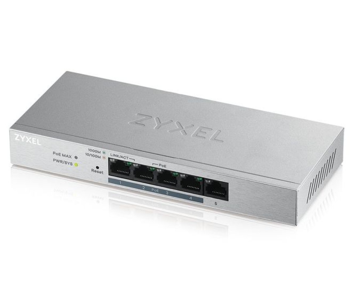 Коммутатор неуправляемый Smart ZyXEL GS1200-5HP v2 (GS1200-5HPV2-EU0101F) 98_85.jpg - фото 2
