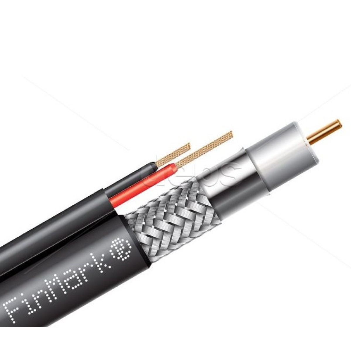 Абонентский коаксиальный кабель FinMark F690BV-2x0.75 POWER с дополнительными токоведущими проводниками 98_98.jpg - фото 1