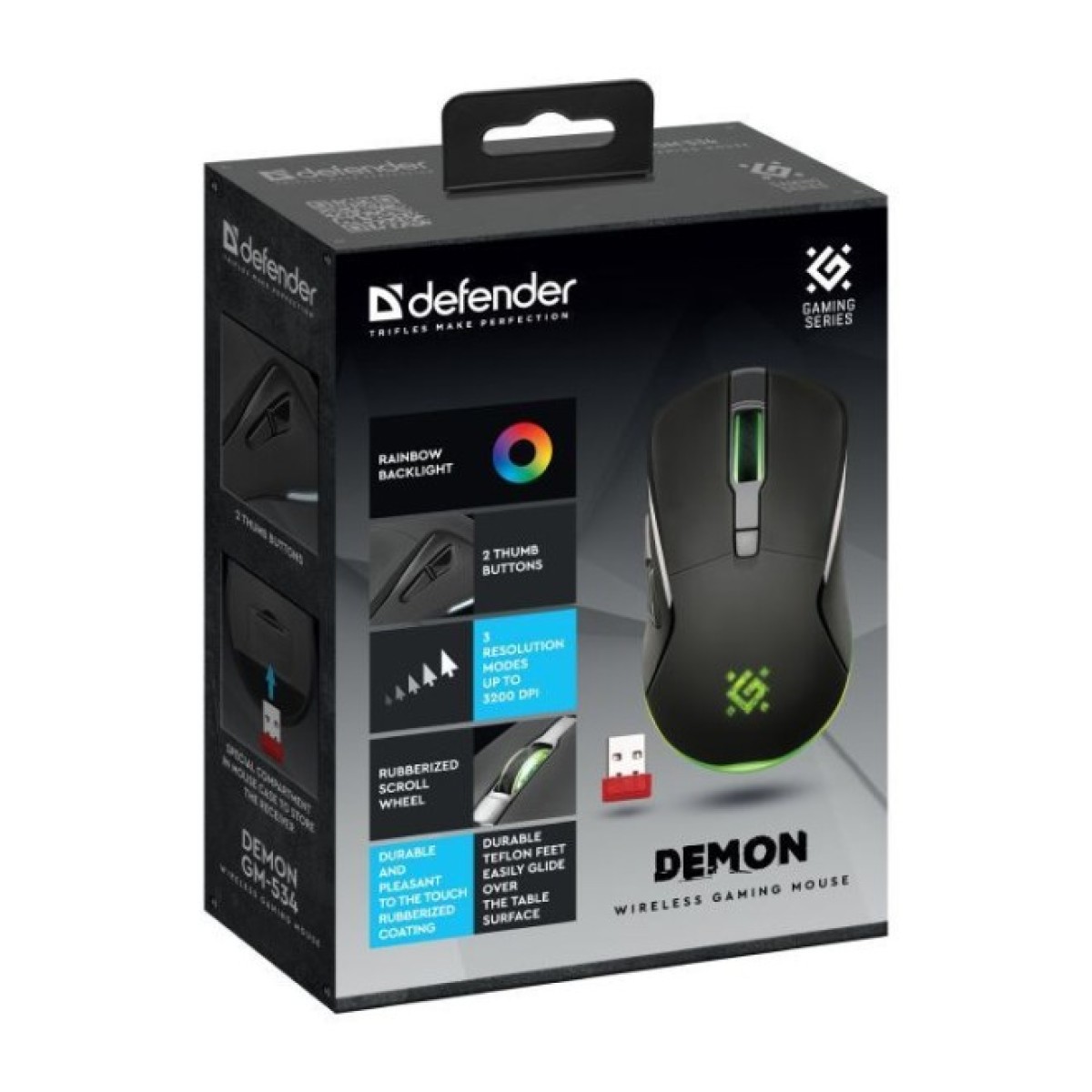 Мишка Defender Demon GM534 Wireless Black (52534) 98_98.jpg - фото 4