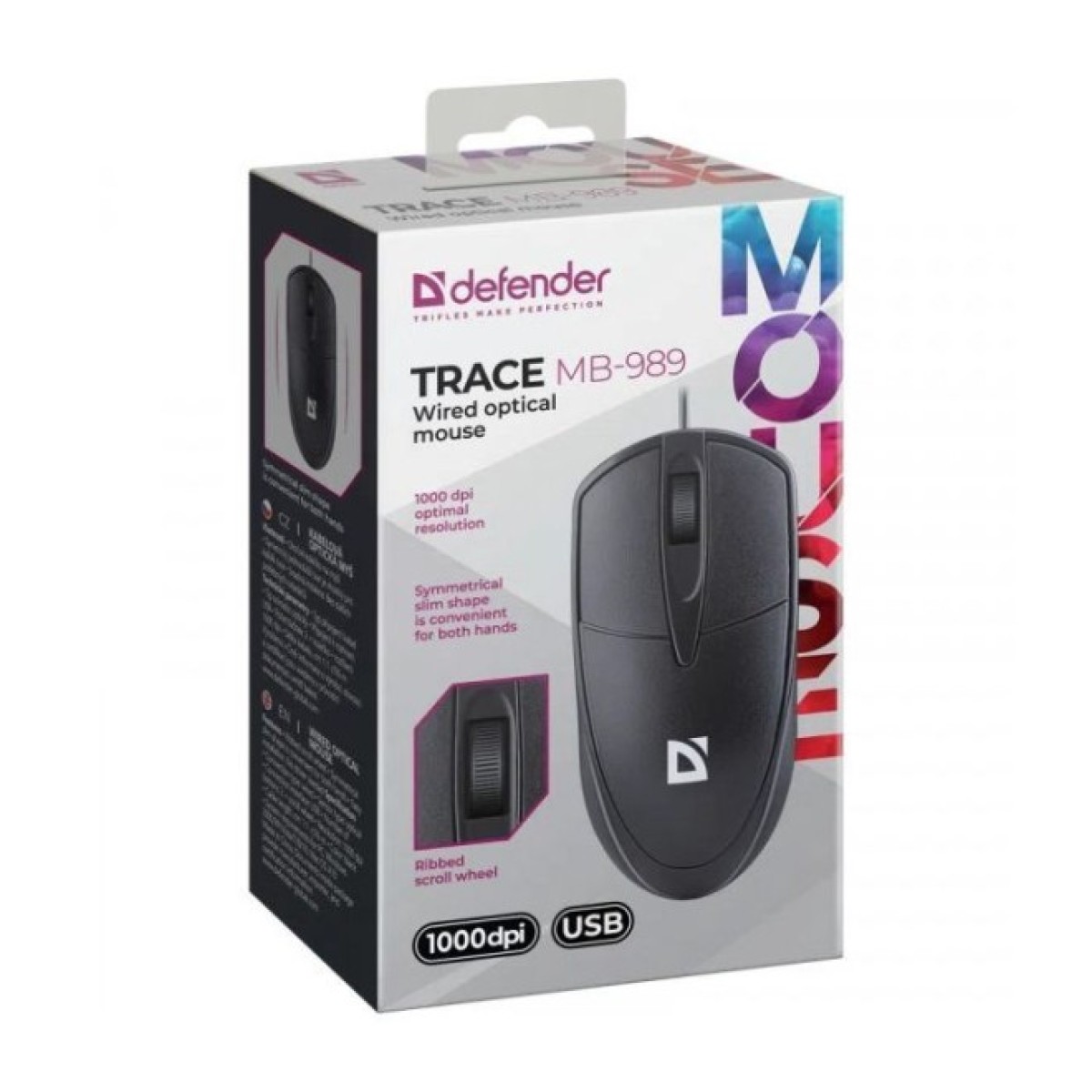 Мишка Defender Trace MB989 USB Black (52989) 98_98.jpg - фото 3
