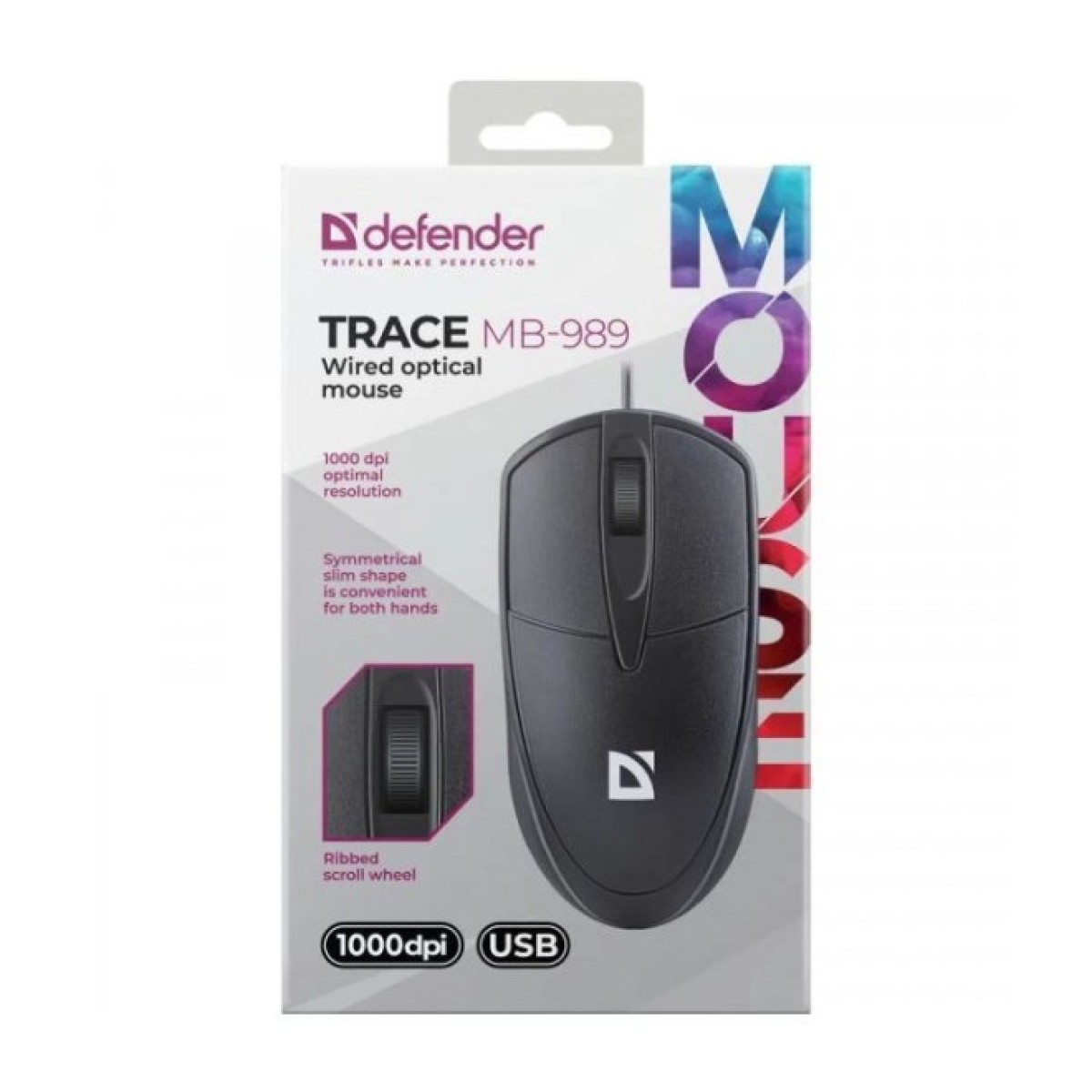 Мишка Defender Trace MB989 USB Black (52989) 98_98.jpg - фото 4