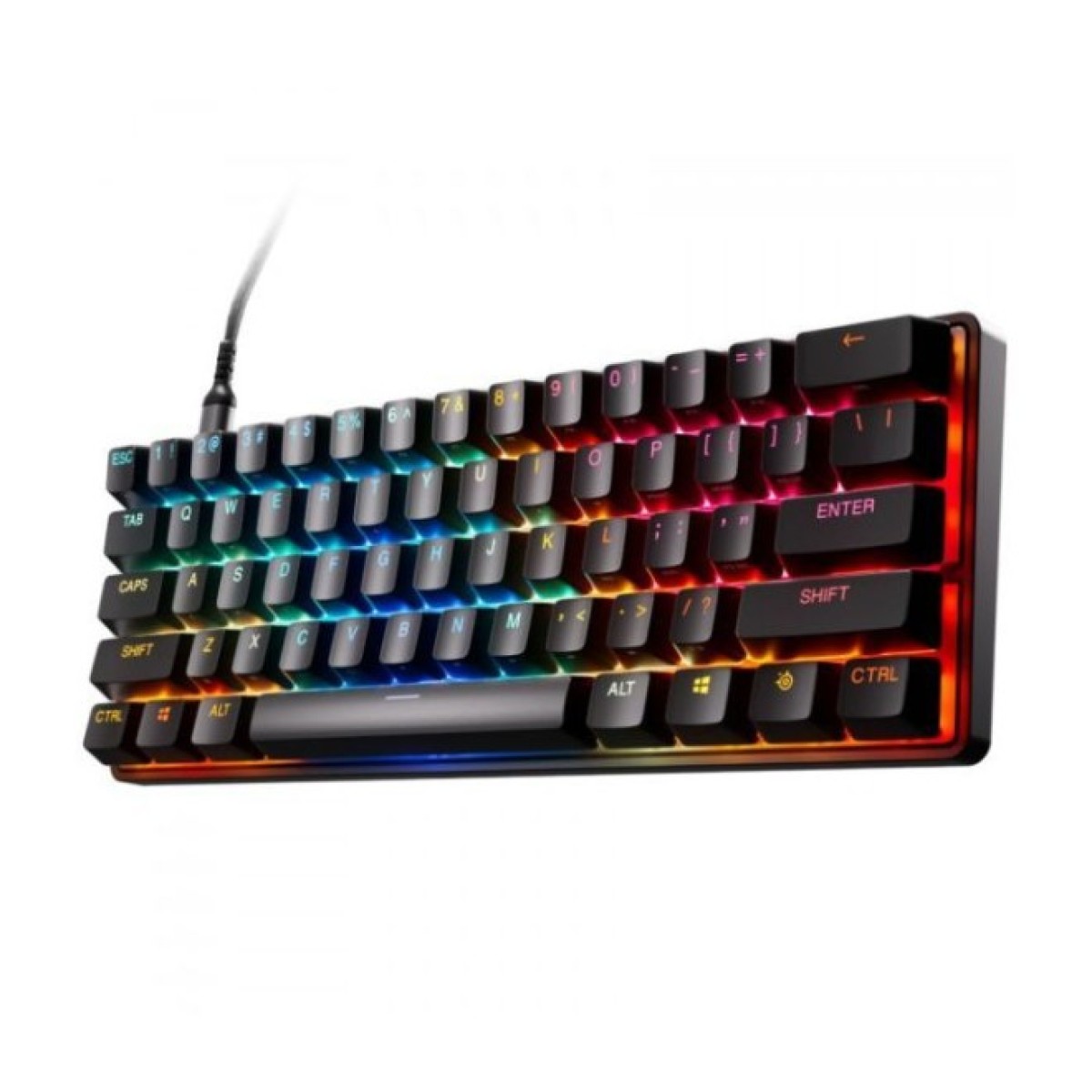 Клавіатура SteelSeries Apex Pro Mini Gen 3 HyperMagnetic OmniPoint 3.0 OLED USB UA Black (64913) 98_98.jpg - фото 2