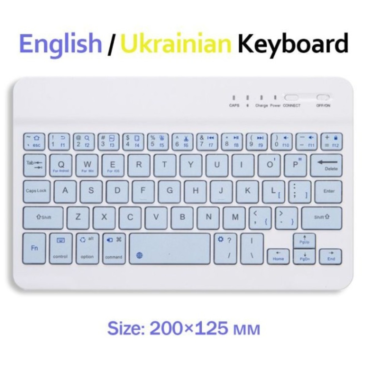 Клавиатура BeCover Bluetooth UA Light Blue (713410) 256_256.jpg