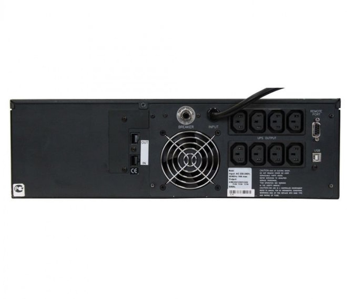 ИБП для сервера Powercom KingPro KIN-3000AP Rackmount LCD 98_85.jpg - фото 2