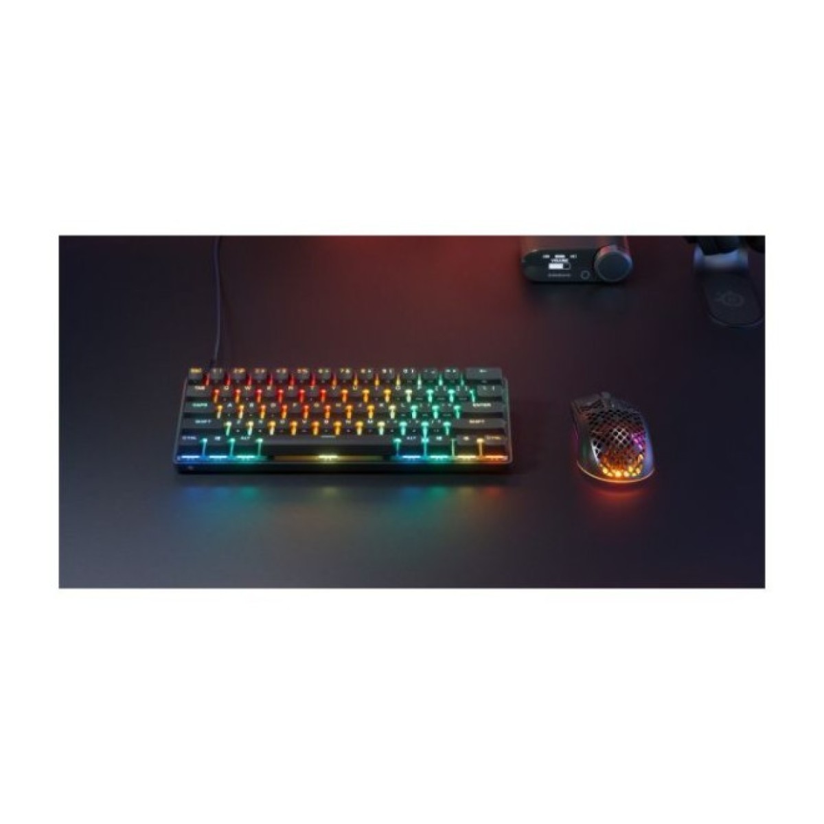 Клавіатура SteelSeries Apex Pro Mini Gen 3 HyperMagnetic OmniPoint 3.0 OLED USB UA Black (64913) 98_98.jpg - фото 4