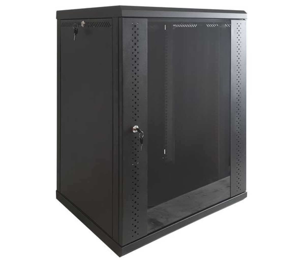 Серверный шкаф 12U, EServer 600х600х637 (Ш*Г*В), стекло, черный 98_85.jpg - фото 1