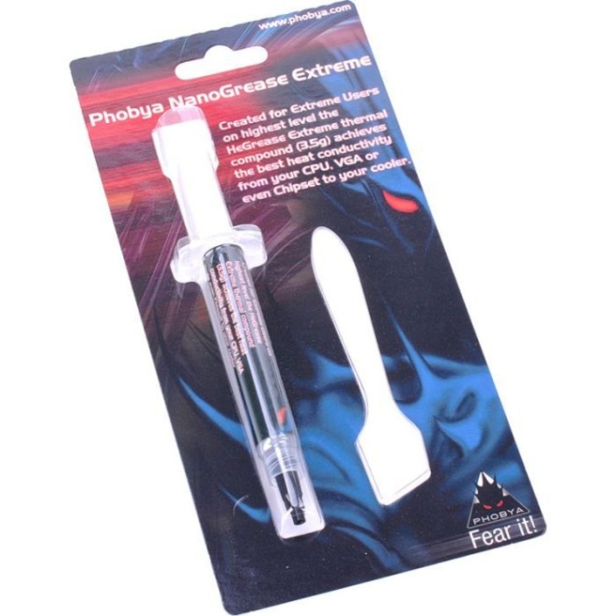 Термопаста Alphacool Phobya NanoGrease Extreme 3.5g (31103) 98_98.jpg - фото 3