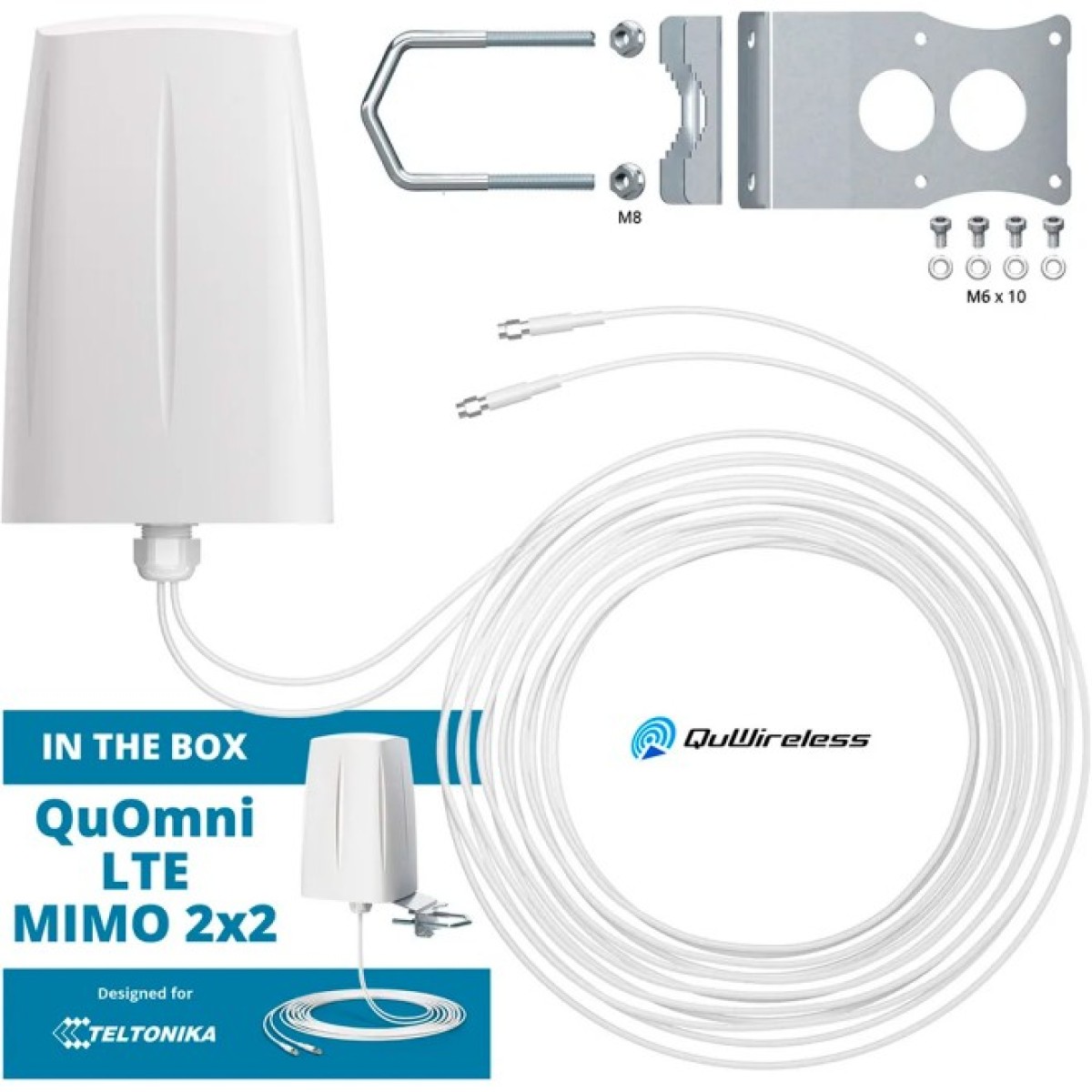 Антенна QuWireless QuOmni LTE MIMO 2x2 (AOLM2) 98_98.jpg - фото 4