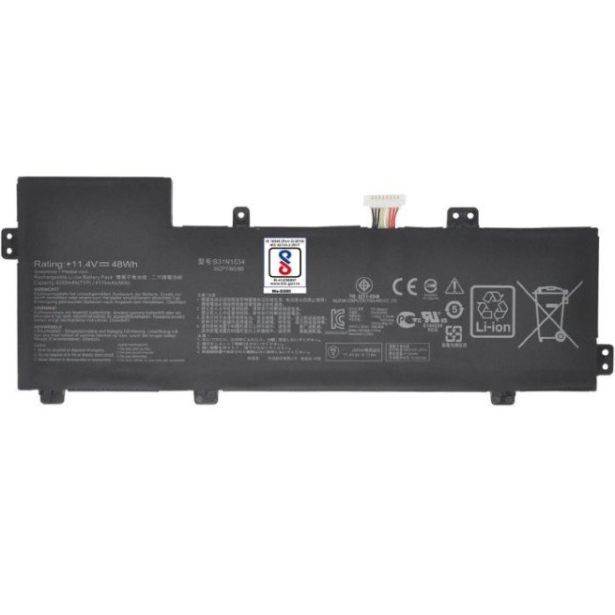 Аккумулятор для ноутбука Asus ZenBook UX510 B31N1534, 4240mAh (48Wh), 3cell, 11.4V, Li-ion AlSoft (A71091) 256_256.jpg