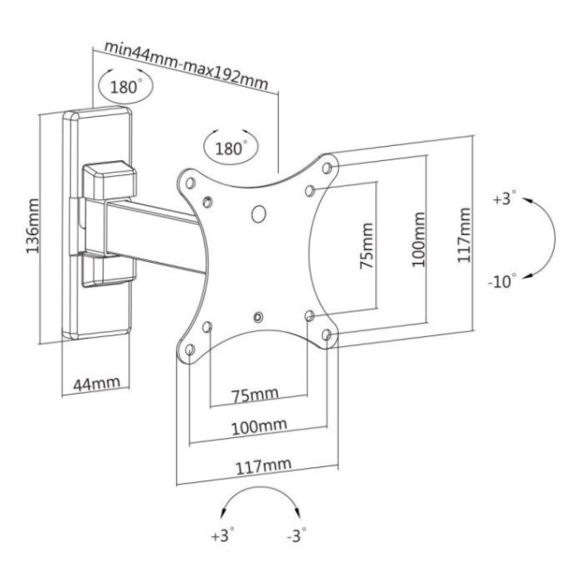 Кронштейн Satelit 13-32PIVOT100 (250518) 98_98.jpg - фото 2