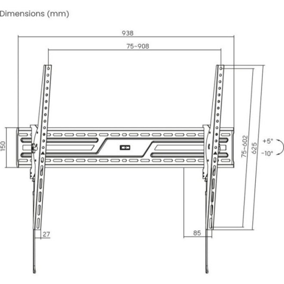 Кронштейн Brateck KL38-69T 98_98.jpg - фото 8
