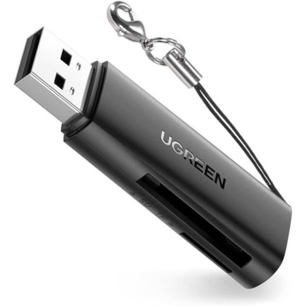 Зчитувач флеш-карт Ugreen USB 3.0 Type-A for 2xSD 5Gb CM264 (60722) 256_256.jpg