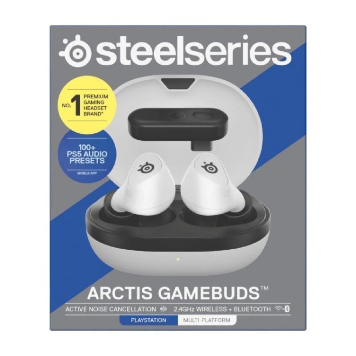Навушники SteelSeries Arctis GameBuds Bluetooth White (61682) 98_98.jpg - фото 4