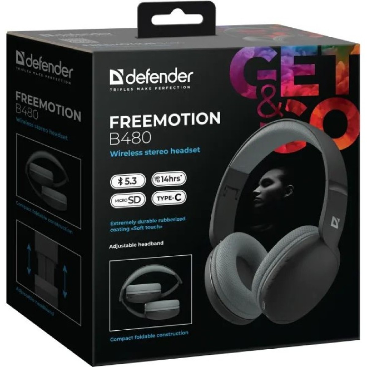 Наушники Defender FreeMotion B480 Bluetooth Black (63480) 98_98.jpg - фото 7