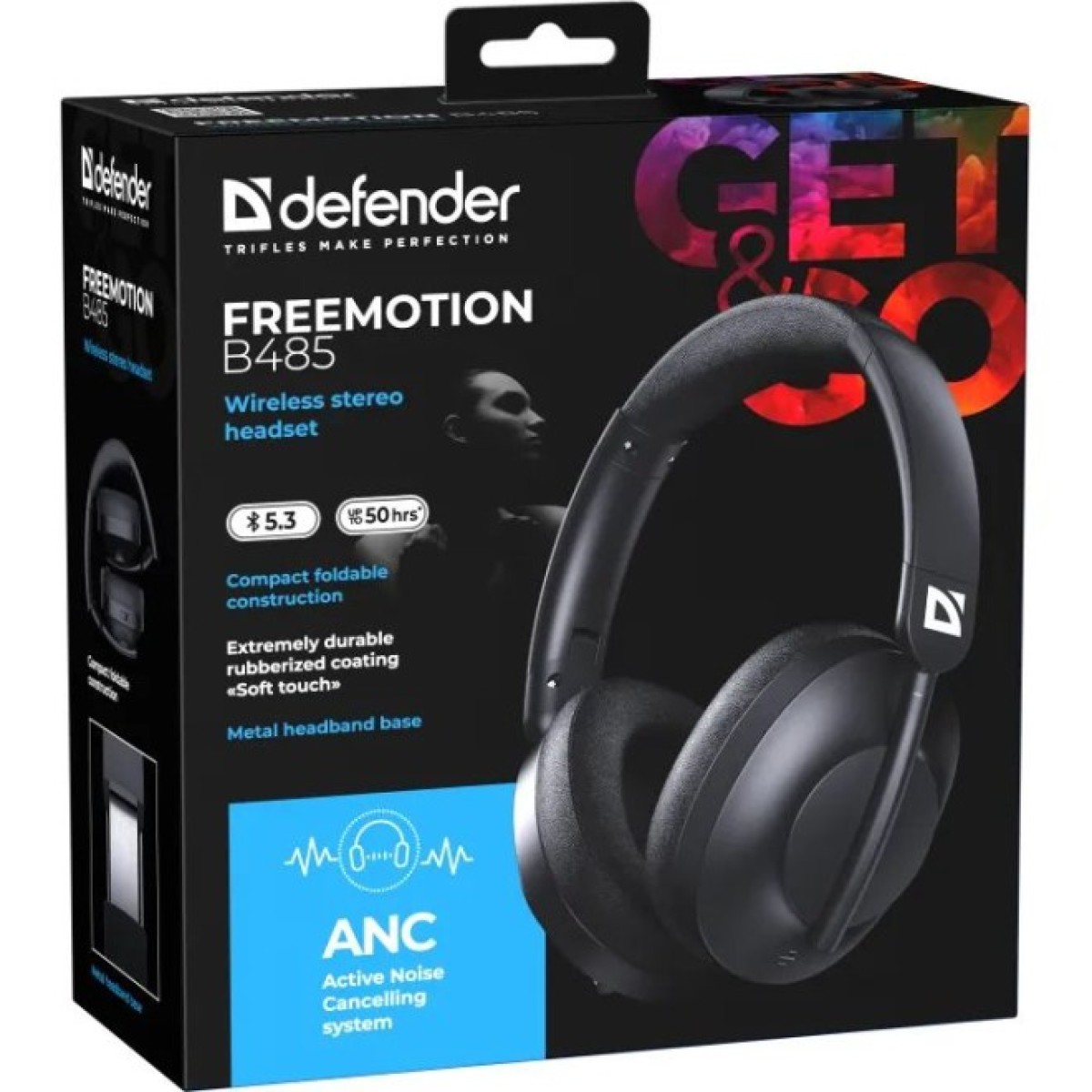 Навушники Defender FreeMotion B485 Bluetooth ANC Black (63485) 98_98.jpg - фото 10