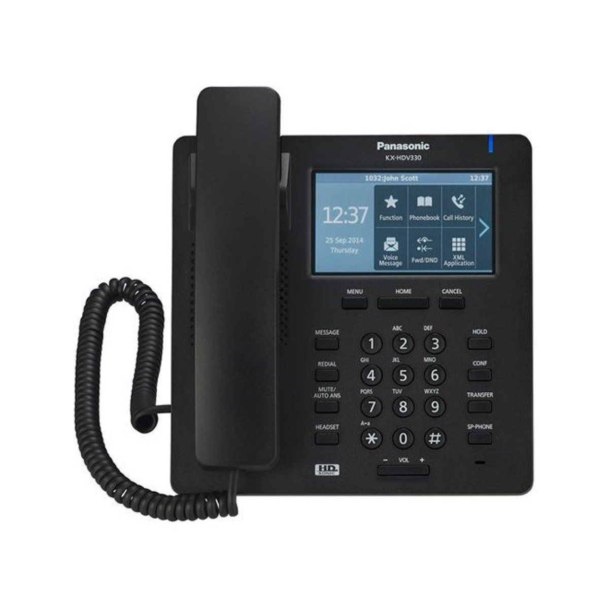 Проводной IP-телефон Panasonic KX-HDV330RUB Black 256_256.jpg