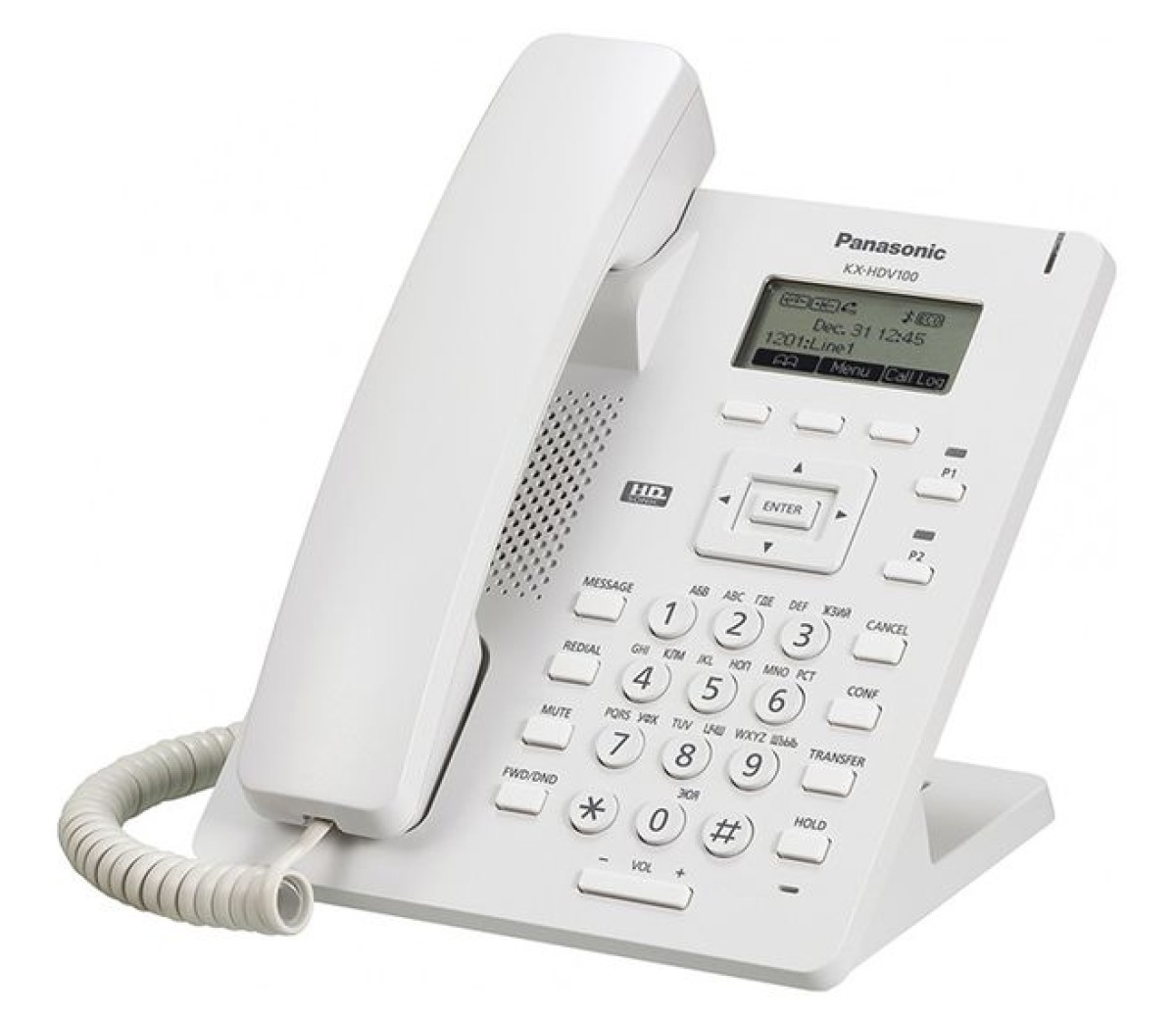 Дротовий IP-телефон Panasonic KX-HDV100RU White 98_85.jpg - фото 3
