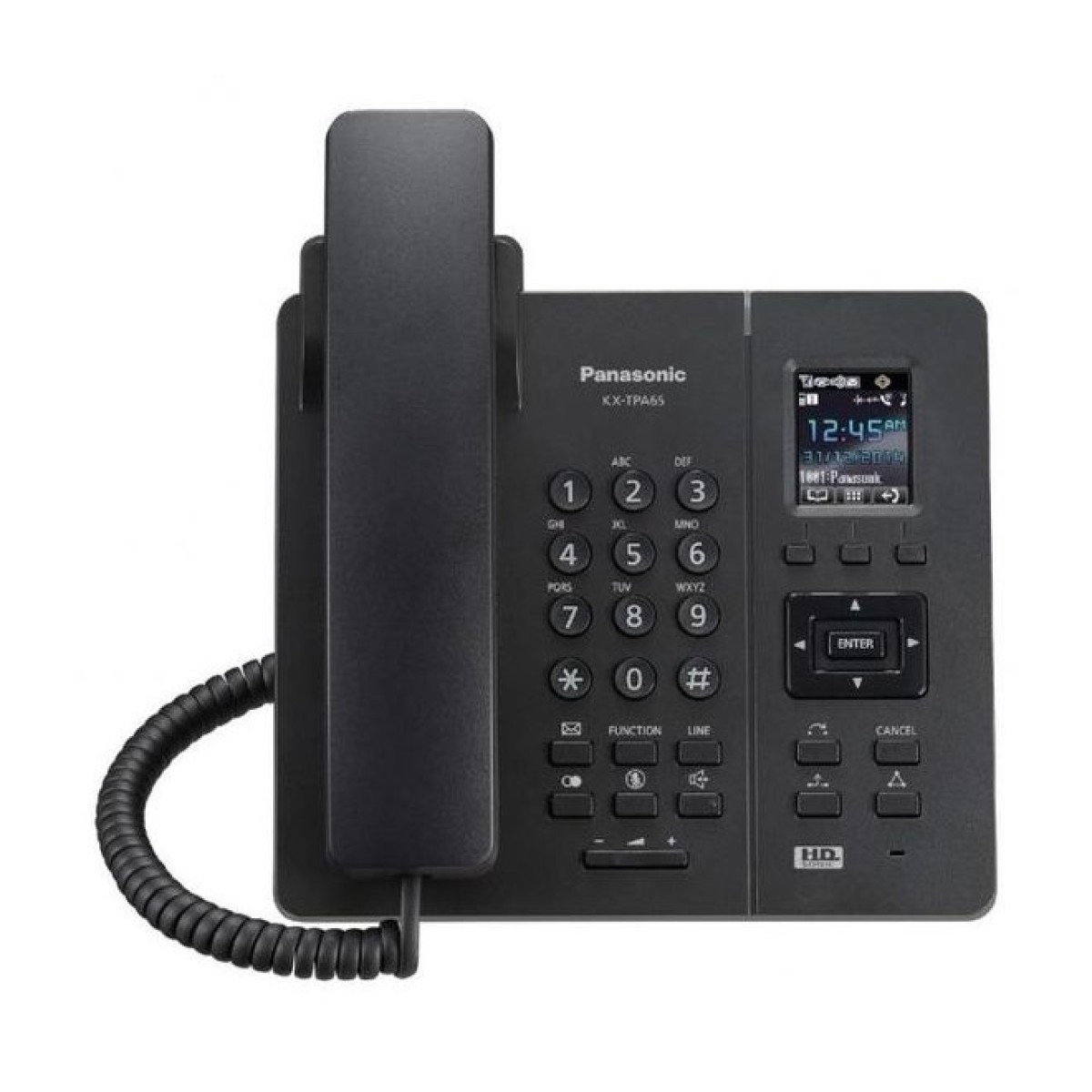 Беспроводной IP-DECT телефон Panasonic KX-TPA65RUB Black, для KX-TGP600RUB 256_256.jpg