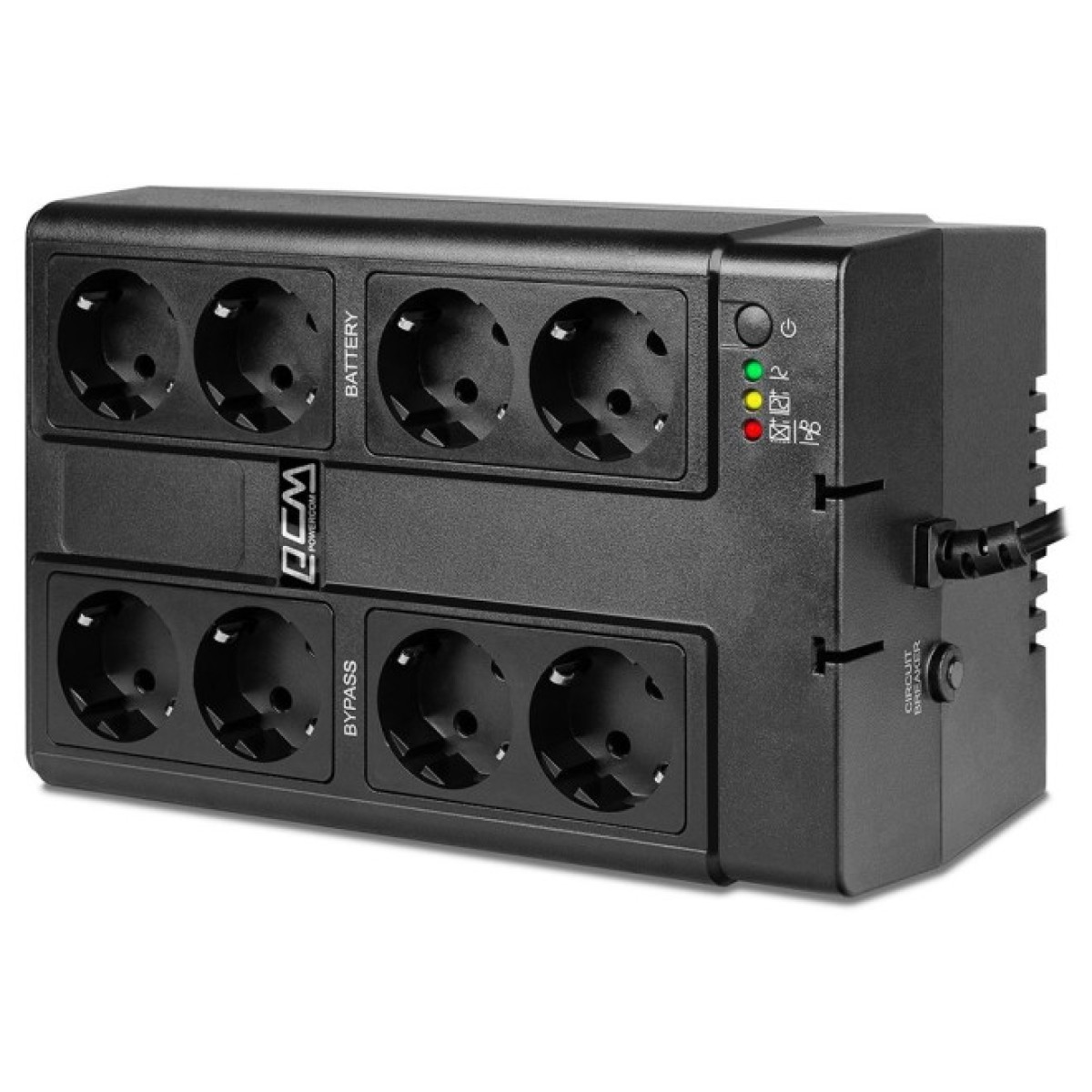 ДБЖ Powercom CUB-650N, 390 Вт, 8хEURO Schuko (CUB-650N) 98_98.jpg - фото 1