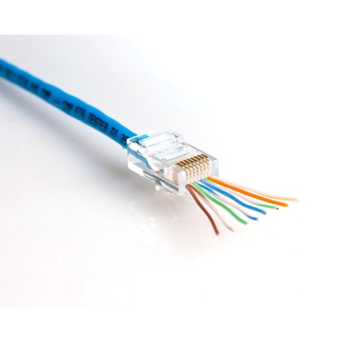 Сквозные коннекторы Jonard Tools RJ45 (CAT6) для одножильных и многожильных проводников (100 шт) JIC-RJ45-6100 98_98.jpg - фото 3