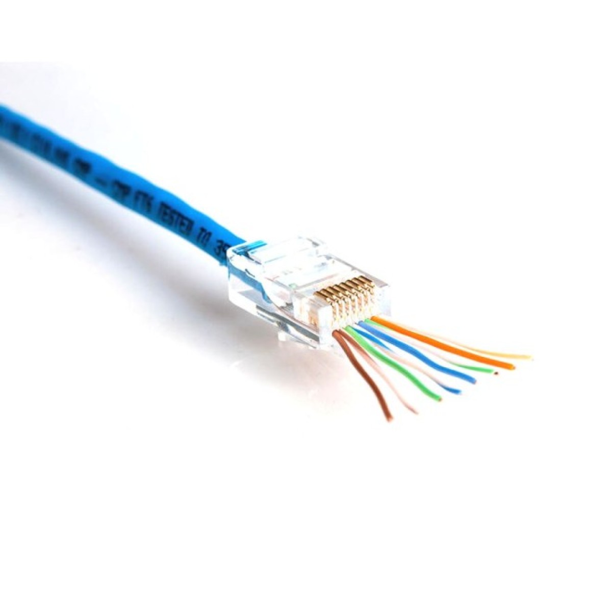 Сквозные коннекторы Jonard Tools RJ45 (CAT5e) для одножильных и многожильных проводников (100 шт) JIC-RJ45-5100 98_98.jpg - фото 3